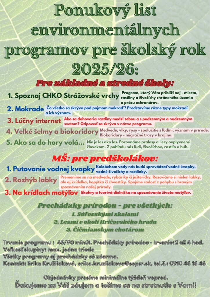 Ponukový list